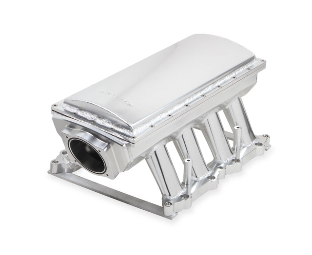 Holley 833151 Sniper EFI Fabricated Race Intake Manifold - 2011-14 Ford 5.0L Coyote - Silver