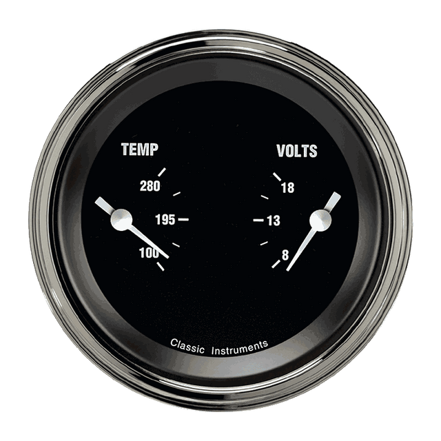 Classic Instruments Hot Rod 3 3/8" Dual - HR74SLF