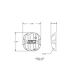 B&M Hi-Tek Aluminum Differential Cover for Ford 8.8-inch - Black - 41297