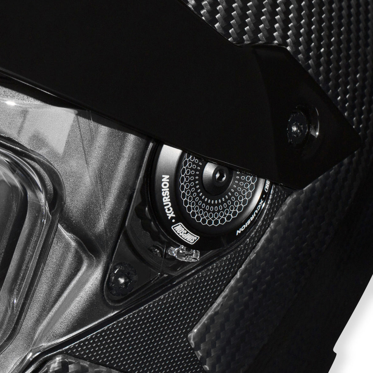 Simpson Motorcycle Xcursion Bandit Helmet - Carbon XS - XBCXS