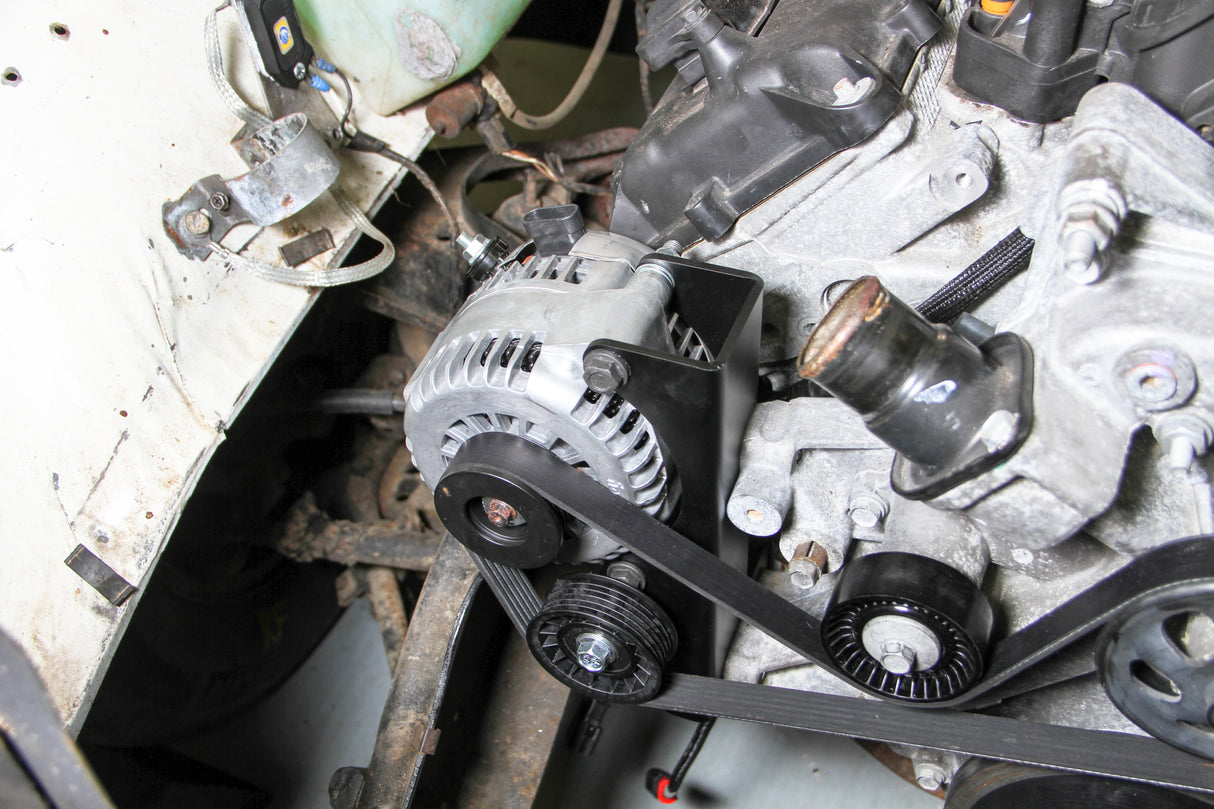 Holley 97-369 Gen III Hemi Alternator Relocation Kit w/ Alternator