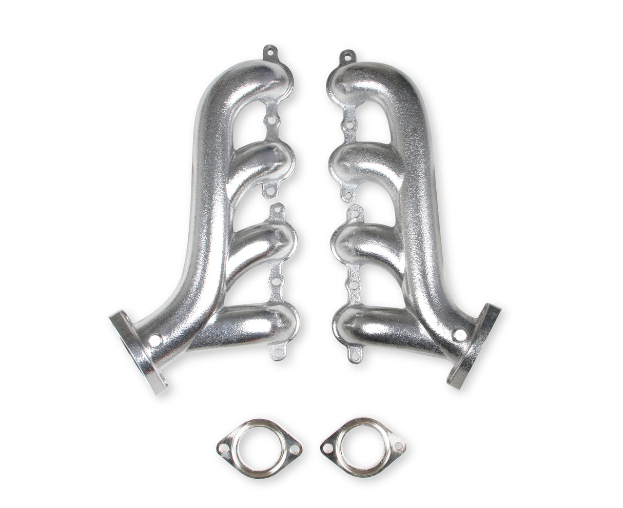 Flowtech LS Swap Exhaust Manifolds - Silver Ceramic Finish - 31730-1FLT