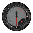 Classic Instruments AutoCross Gray 3 3/8" Tachometer - AX10GBLF