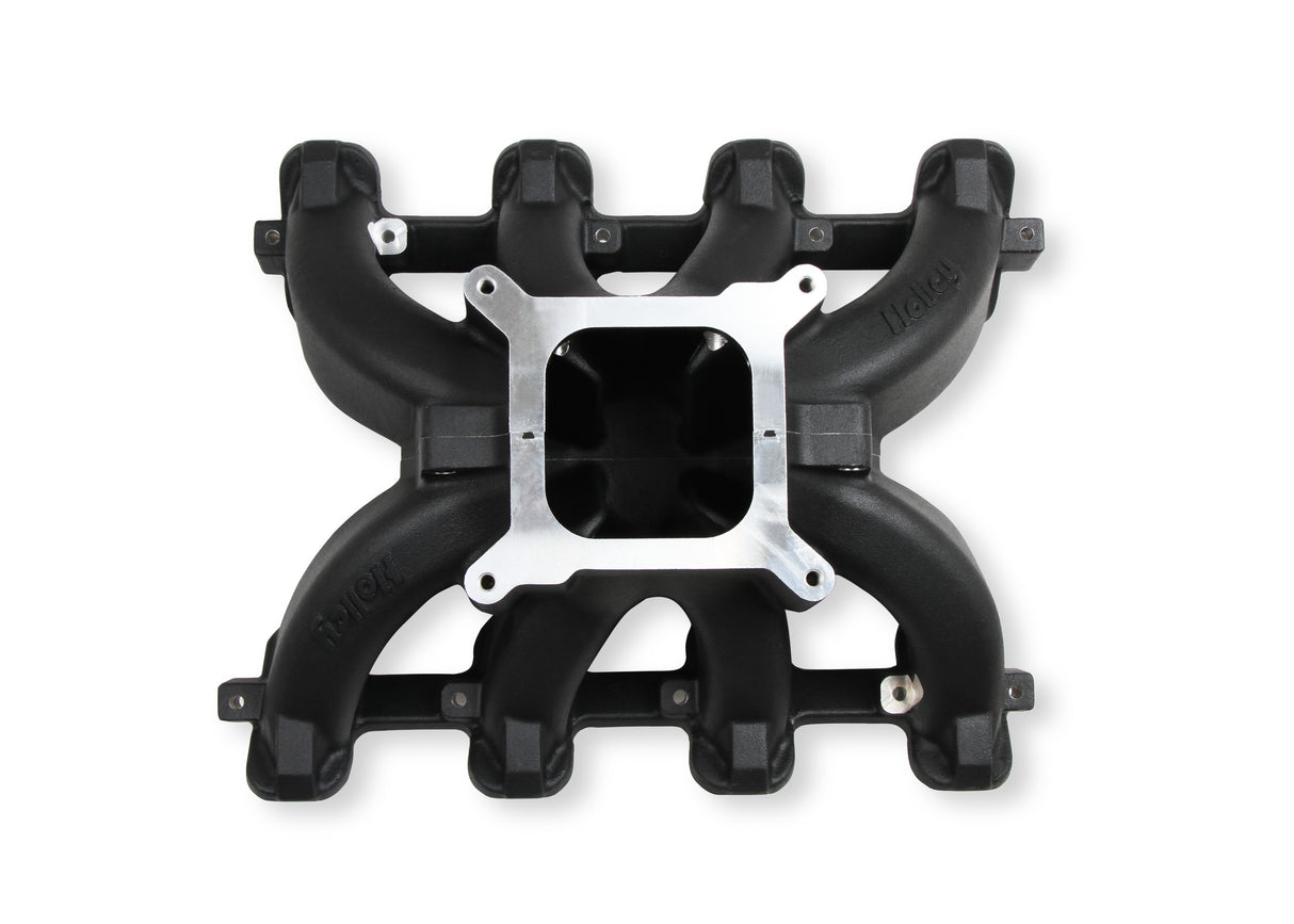Holley 300-256BK Single Plane Split-Design Race Intake Manifold- GM LS1/LS2/LS6- Black