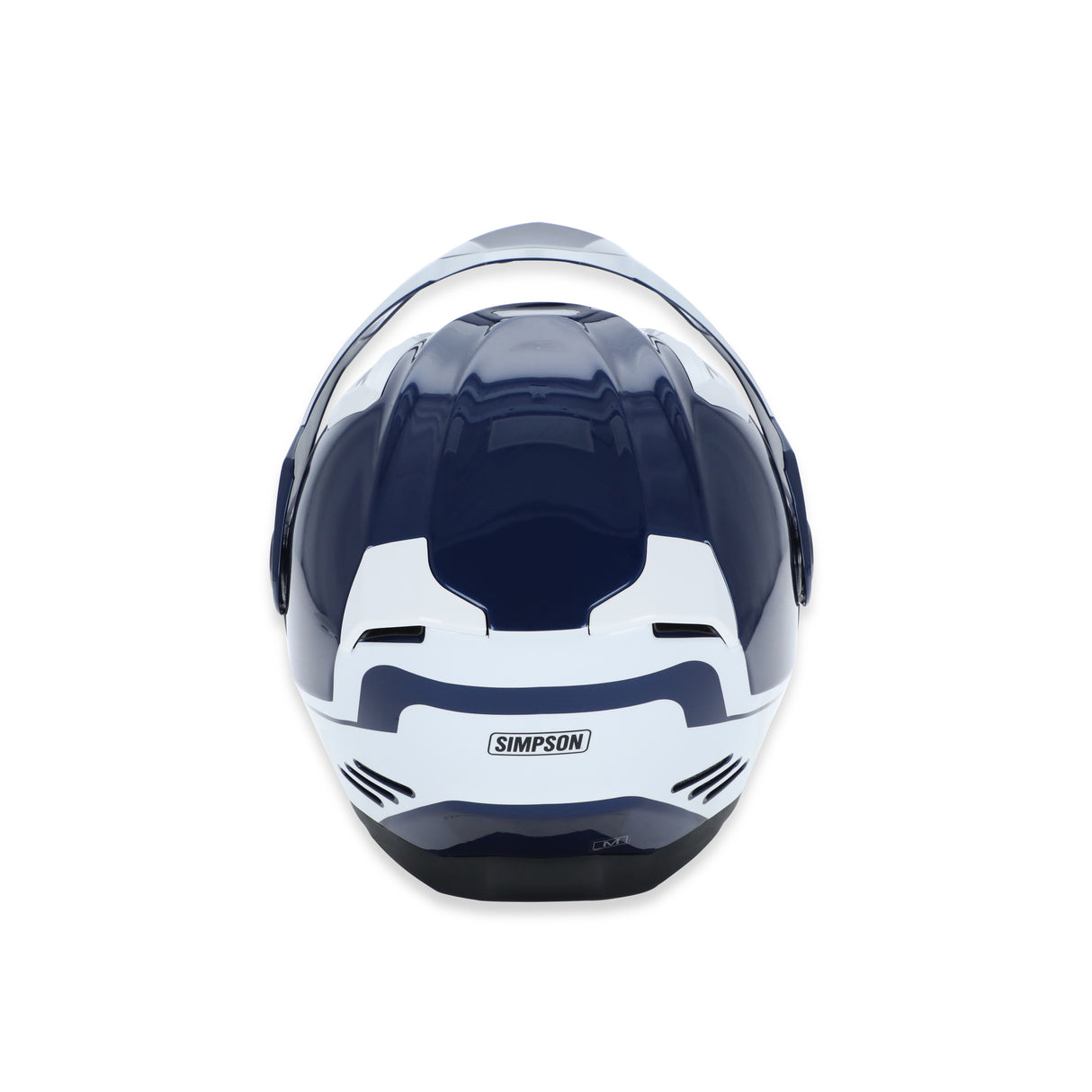 Simpson Motorcycle Journey Bandit Helmet - Blue/White - Double Extra Large - JBDUW2X
