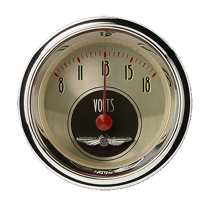 Classic Instruments All American Nickel 2 1/8" Volt - AN30SHC