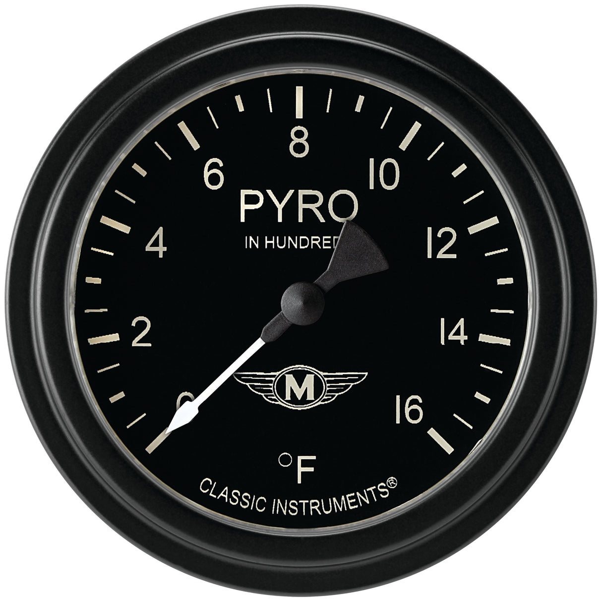 Classic Instruments Moal Bomber 2-5/8" Exhaust Gas Tempature Gauge - MA398BLF