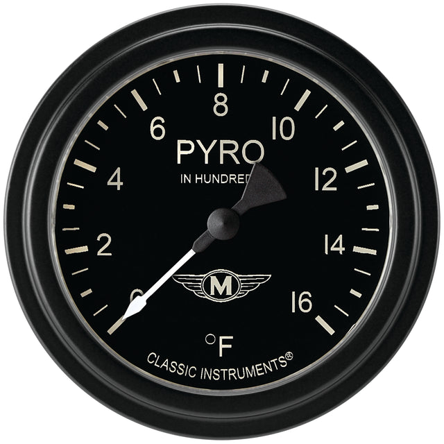 Classic Instruments Moal Bomber 2-5/8" Exhaust Gas Tempature Gauge - MA398BLF