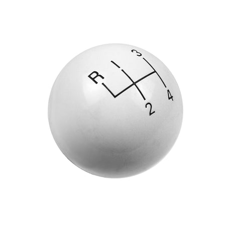 Hurst Shift Knob - 4-Speed - White - 1630003