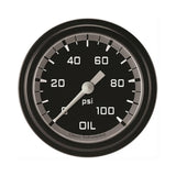 Classic Instruments Autocross Gray 2-5/8" Oil Pressure Gauge - AX381GBLF