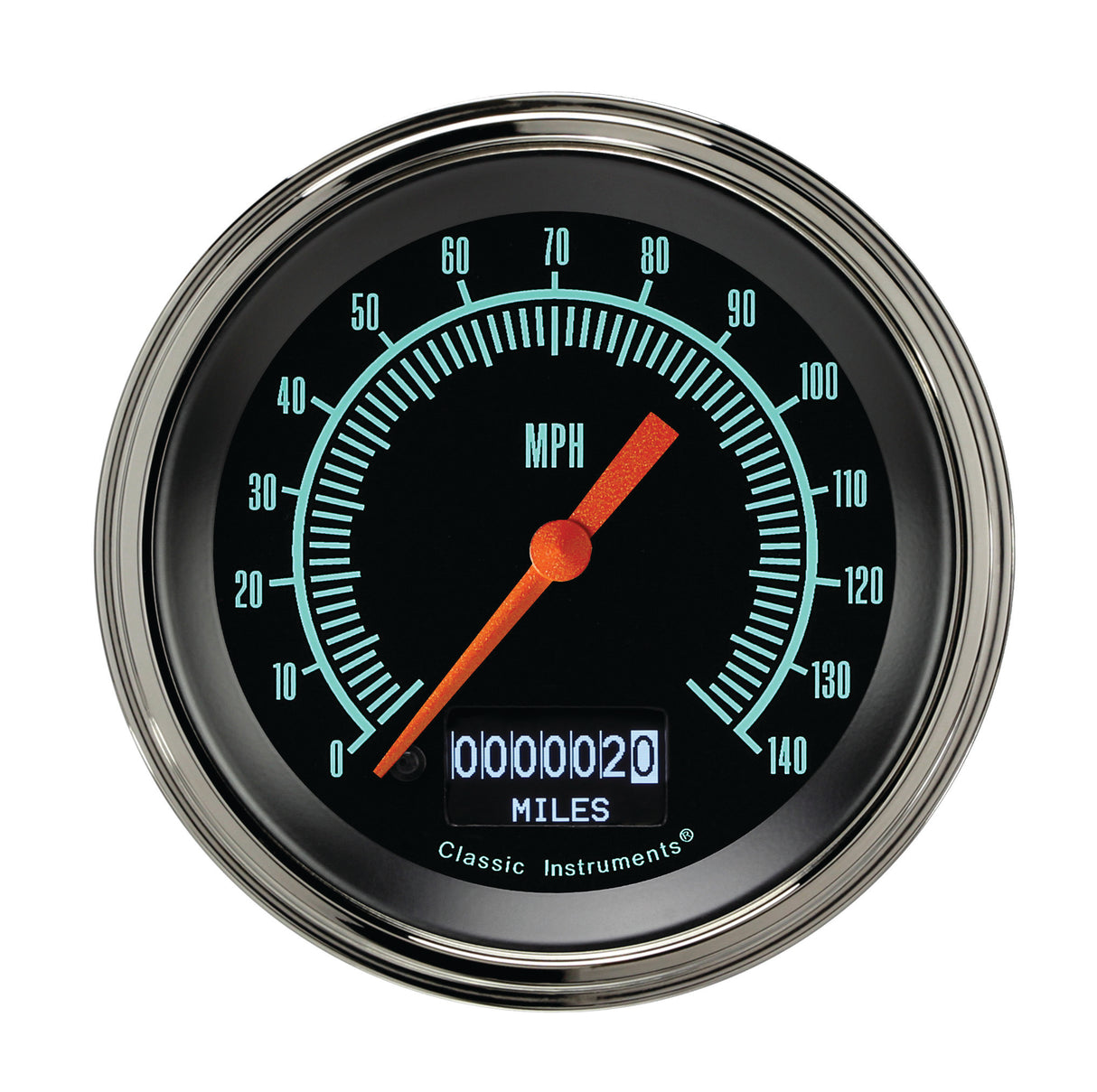 Classic Instruments G/Stock 3-3/8" Speedometer Gauge with Information Screen - GS55DSLF