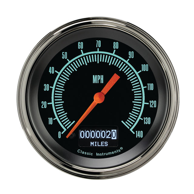 Classic Instruments G/Stock 3-3/8" Speedometer Gauge with Information Screen - GS55DSLF