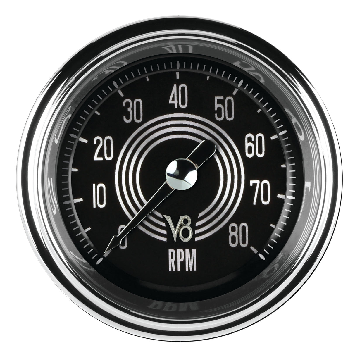 Classic Instruments V8 Speedster 2-1/8" Tachometer Gauge - V8SR183SHC