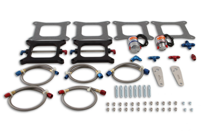 NOS Pro-Shot Fogger "Upgrade Kit" Cheater Nitrous System-Dual 4150 Holley Flange - 02021NOS
