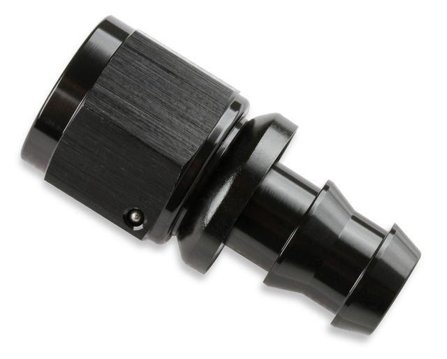 Mr Gasket -10 AN Straight Push-On Hose Ends - Black - 200110-BL