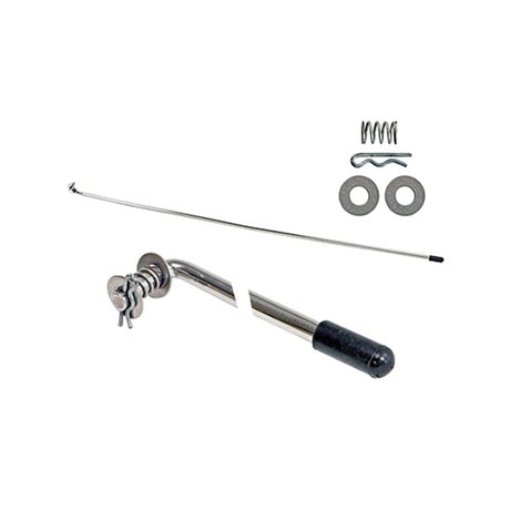 Scott Drake Stainless Steel Hood Prop Rod - C5ZZ-16826-S