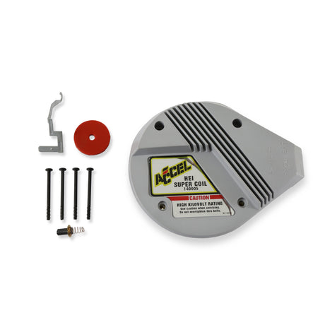 ACCEL Ignition Coil - SuperCoil - HEI in Cap - 1973-1997 - Red and White Pri Wire - 140005