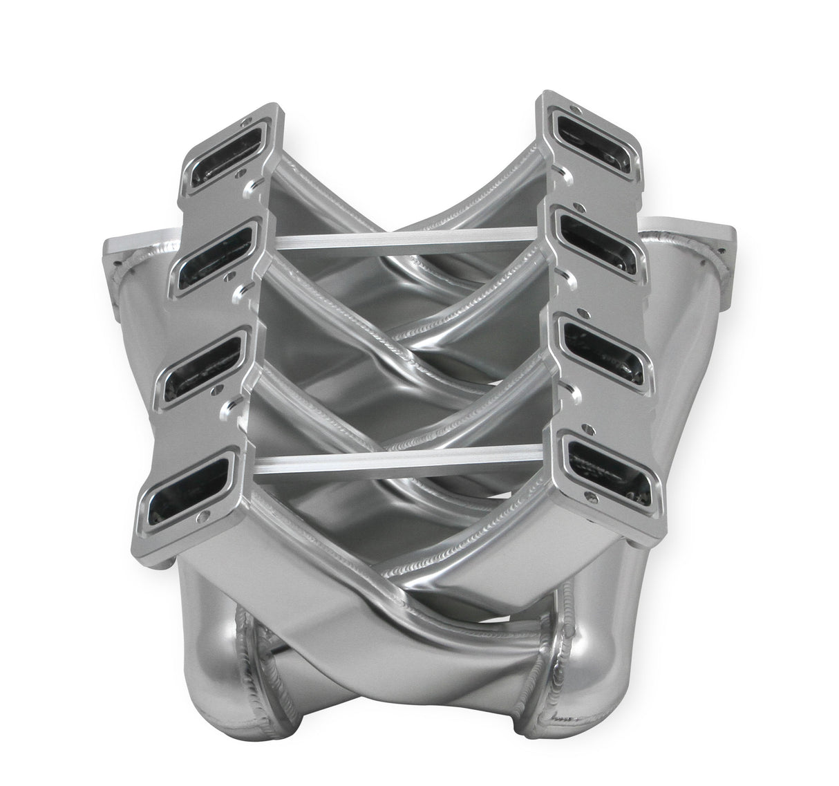 Holley 822201 Sniper EFI Fabricated Intake Manifold Dual Plenum 92mm LS3/L92, Rail Kit - Slvr