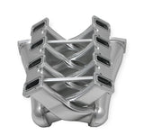 Holley 822201 Sniper EFI Fabricated Intake Manifold Dual Plenum 92mm LS3/L92, Rail Kit - Slvr