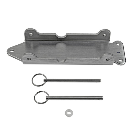 B&M Quick Detach Shifter Mounting Plate Kit - Aluminum - 80715
