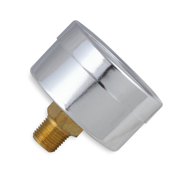 Mr Gasket Fuel Pressure Gauge - 0-15 PSI - 1-1/2 Inch Diameter - 1561