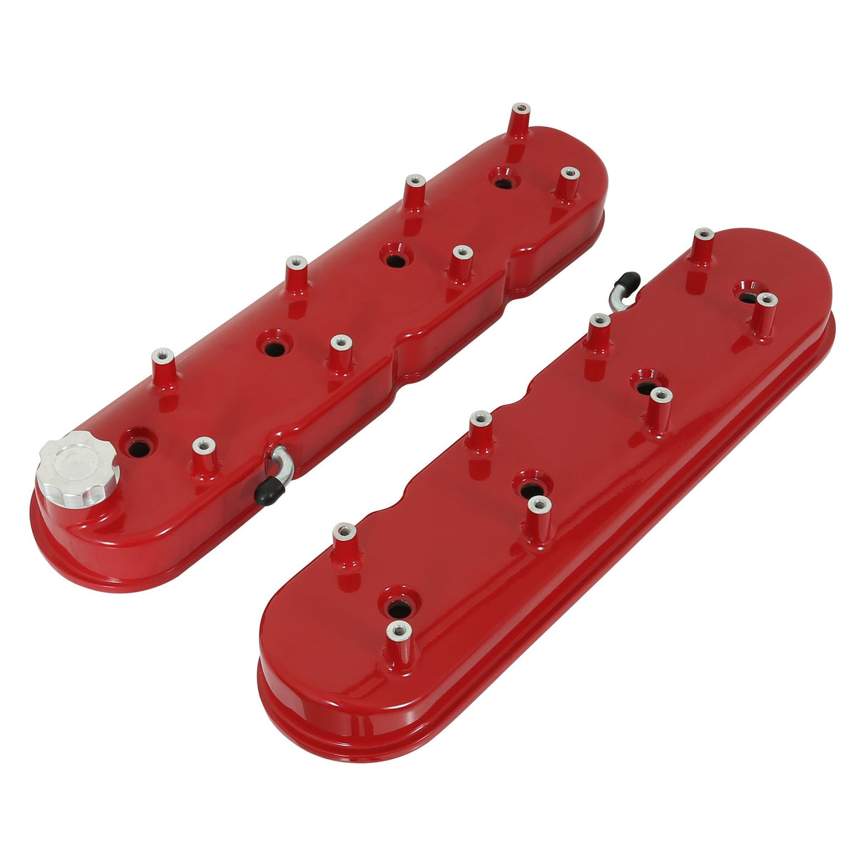 Holley 241-113 Tall LS Valve Covers - Gloss Red