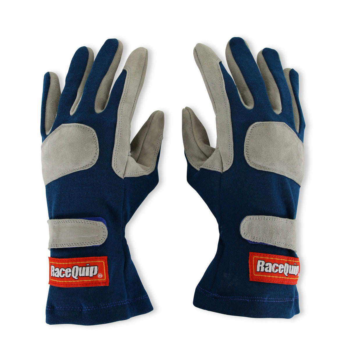 Racequip SFI 3.3/1 Blue / Gray Nomex Race Gloves - Medium - 351023RQP