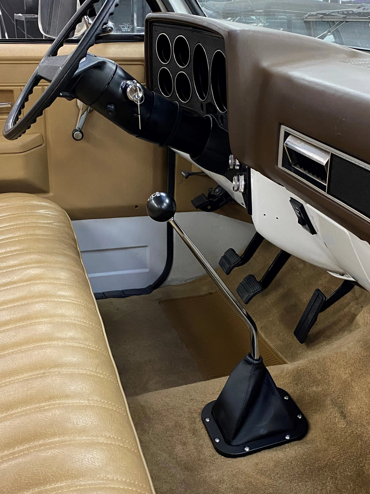 Hurst Shifter Stick - Tube Style - C10 - Chrome - 53850HST