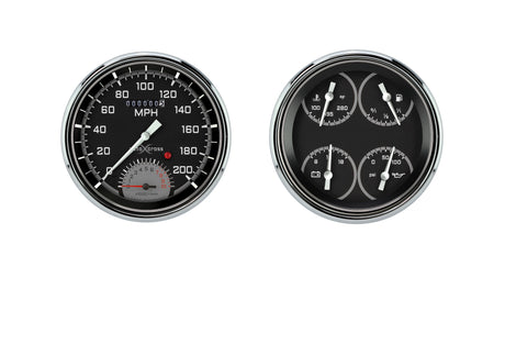 Classic Instruments 1947-53 AutoCross Gray Truck Package - CT47AXG62