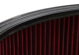 Holley 120-4660 4500 Drop Base Air Cleaner Black w/6" Red Washable Gauze Filter