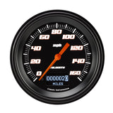 Classic Instruments Velocity Black 3 3/8" Speedometer with Information Screen - VS55DBBLF