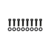 Holley 241-288 GM Licensed Valve Cover - Track Series - SBC - Fabricated Aluminum - Perimeter Bolt - Black