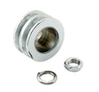 Mr Gasket Alternator Pulley - Chrome - Double Groove - 6809