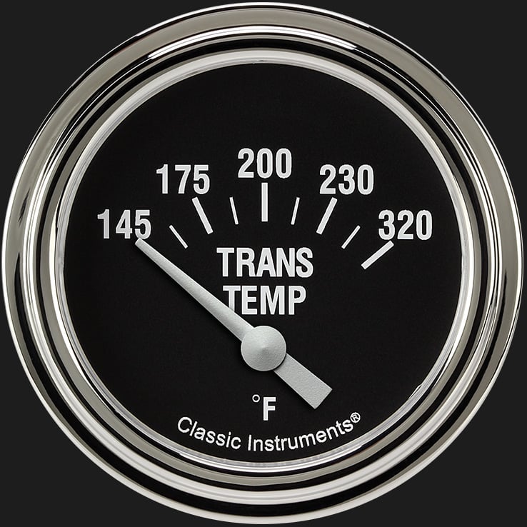Classic Instruments Hot Rod 2 5/8" Transmission Temperature Gauge - HR227SLF