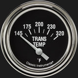 Classic Instruments Hot Rod 2 5/8" Transmission Temperature Gauge - HR227SLF