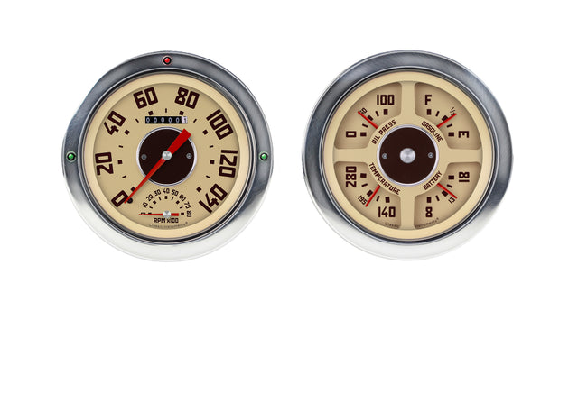 Classic Instruments 54-55 GMC CHV TRK- SPEEDTAC/QUAD-LS - CT54GM62-LS