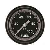 Classic Instruments Autocross Gray 2-5/8" Fuel Pressure Gauge (100 PSI) - AX346GBLF