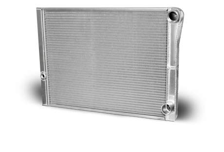 AFCO Double Pass Radiator Chevy 27.5 X 19 X 1.50 Core, Universal 20 AN Female Inlet with No Filler Neck - 80185NDP-UNF 80185NDP-UNF