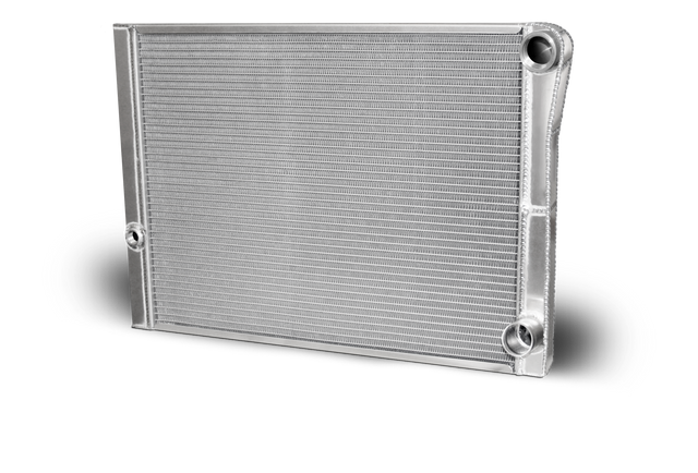 AFCO Double Pass Radiator Chevy 27.5 X 19 X 1.50 Core, Universal 20 AN Female Inlet with No Filler Neck - 80185NDP-UNF 80185NDP-UNF