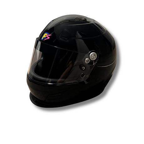 Fast Lane REBEL Motorsport Helmet (SA2025) FLS-REBEL-B-S