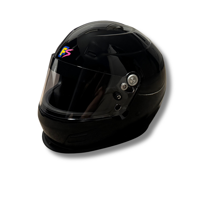 Fast Lane REBEL Motorsport Helmet (SA2025) FLS-REBEL-B-S