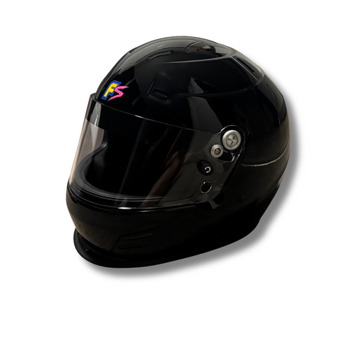 Fast Lane REBEL Motorsport Helmet (SA2025) FLS-REBEL-B-S