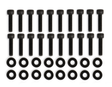 Mr Gasket Fabricated Valve Cover Hardware - Black - 68502BG