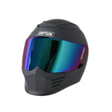 Simpson Motorcycle Speed Bandit Helmet - Flat Black XS - SPBXS3
