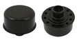 Mr Gasket Push-On Breather - Flat Black - 9810BP
