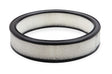 Holley 120-178 Air Filter - 14"x3" - White Paper Element - Black Ring