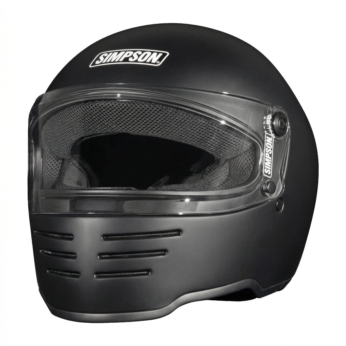 Simpson Motorcycle M62 Bandit Helmet - Matte Black - Small - M623SM