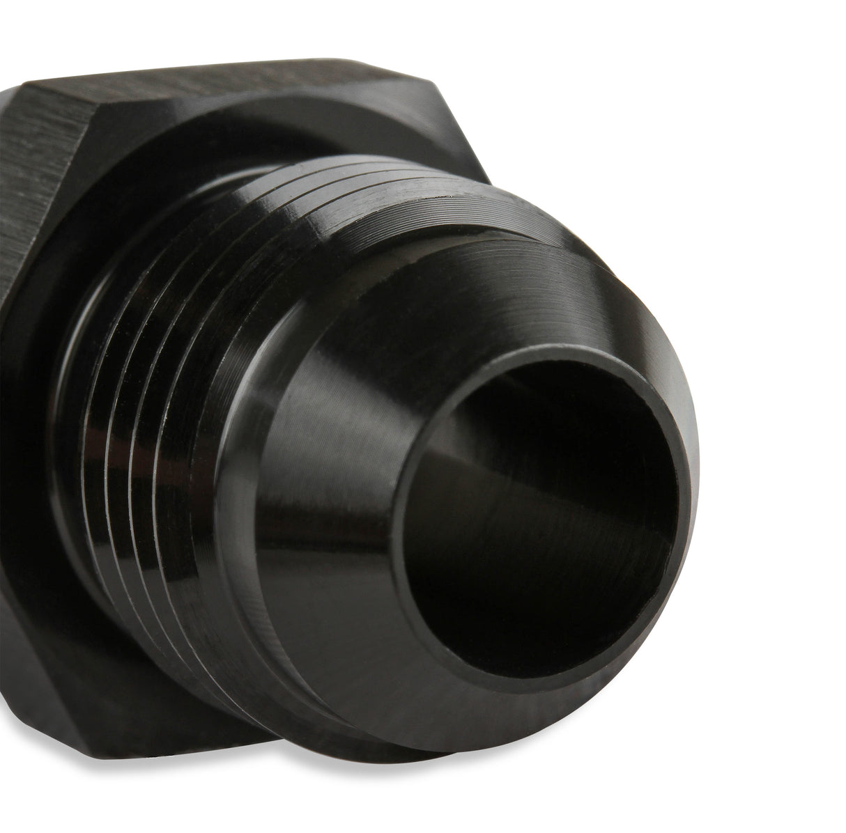 Mr Gasket -8 AN To 3/4-16 O-Ring - Black - 480008-BL