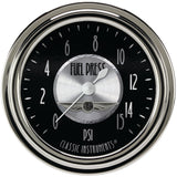 Classic Instruments All American Tradition 2 5/8" Fuel Pressure Gauge, 15 psi - AT345SLC