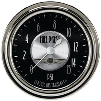 Classic Instruments All American Tradition 2-5/8" Fuel Pressure Gauge (15 PSI) - AT345SLC